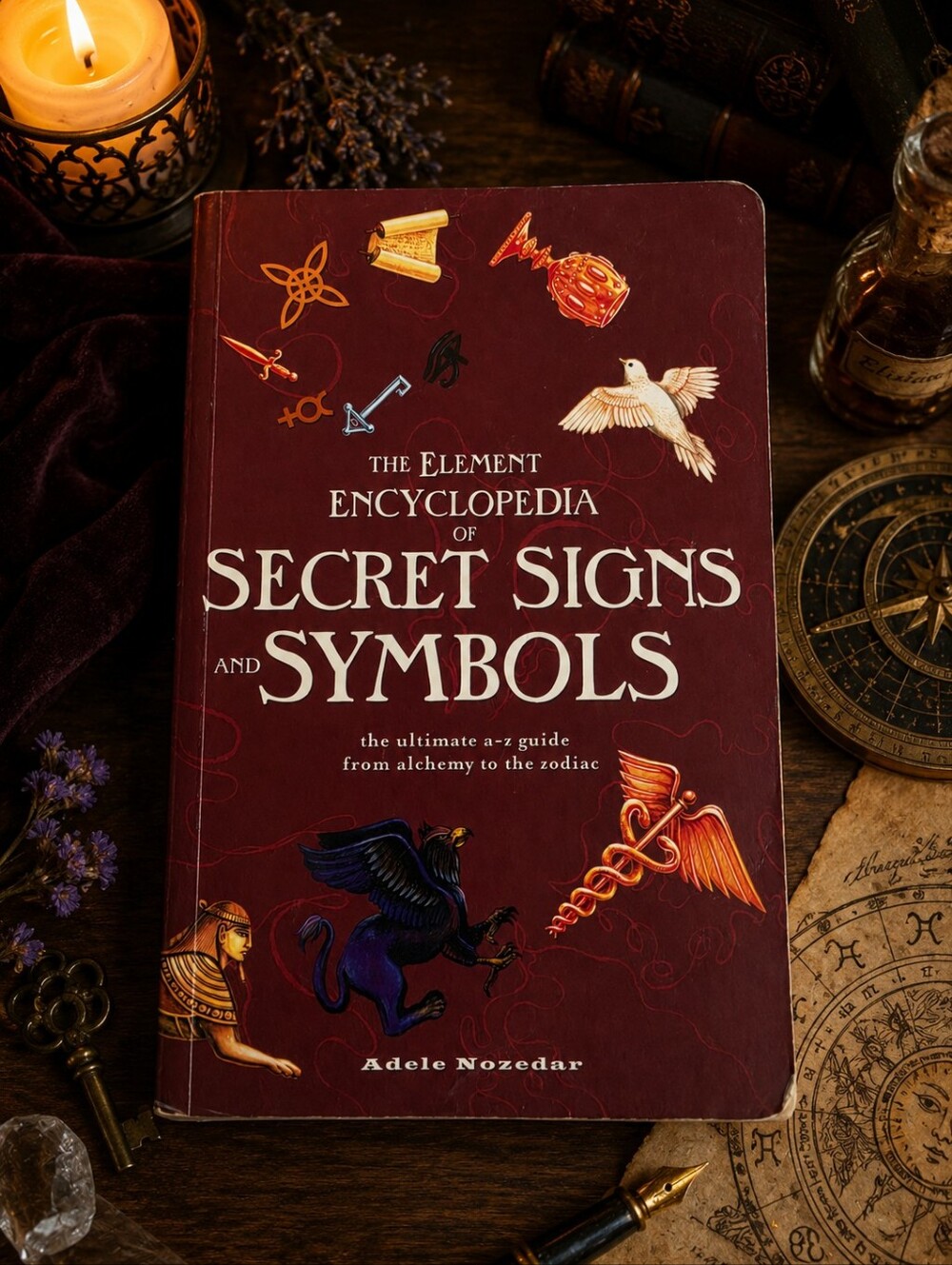 The Element Encyclopedia of Secret Signs & Symbols Paperback Book EUC Mystical